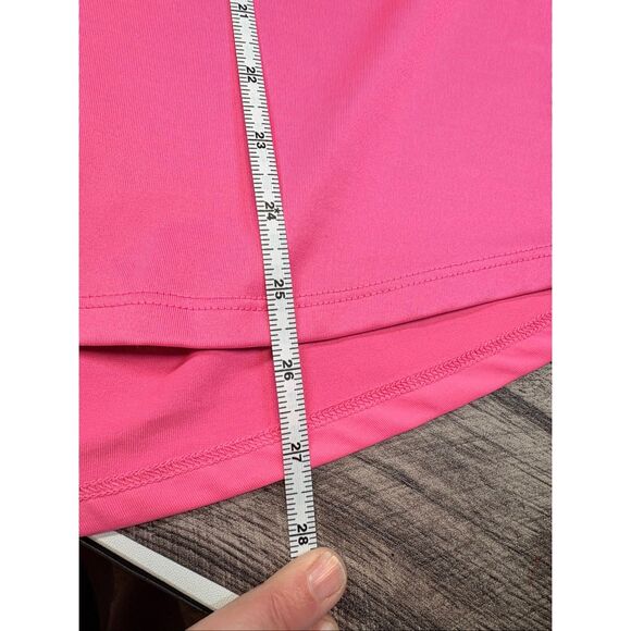 Zelos Active Hot Pink Perforated Shoulder Tee – Size XL - Picture 4 of 5
